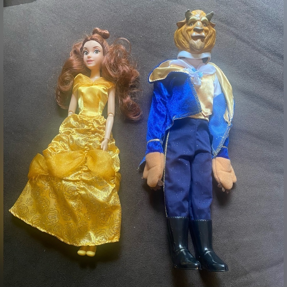 Beauty and the beast Disney dolls